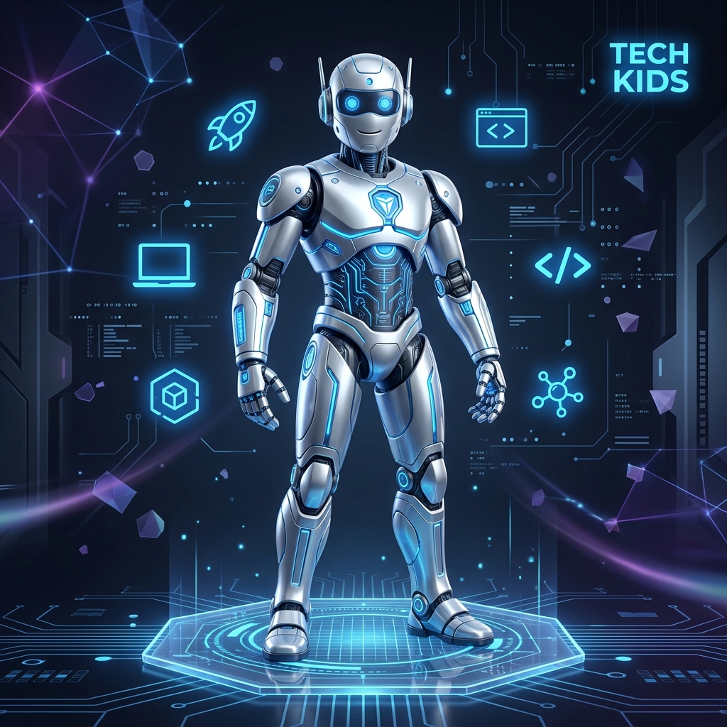 Código Kid Robô Tecnológico